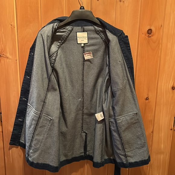 Bagatelle denim trench coat, L - Picture 6 of 9